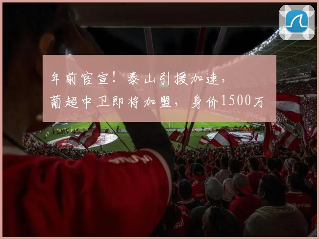 年前官宣！泰山引援加速， ​​​葡超中卫即将加盟，身价1500万